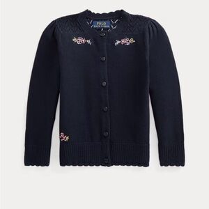 Polo Ralph Lauren Pointelle-Knit Cotton Cardigan 4T